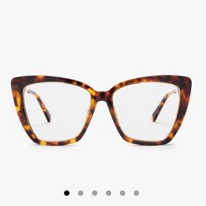 NWT Diff Eyewear Becky IV blue light glasses. Tortoise frame